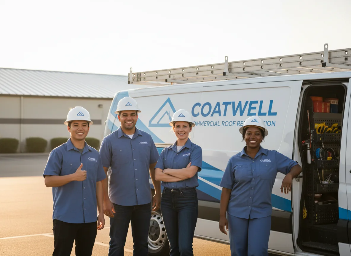 Commercial roof coating company in Hawley, TX